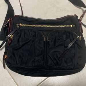 MZ Wallace Black Paige Shoulder/Crossbody Bag